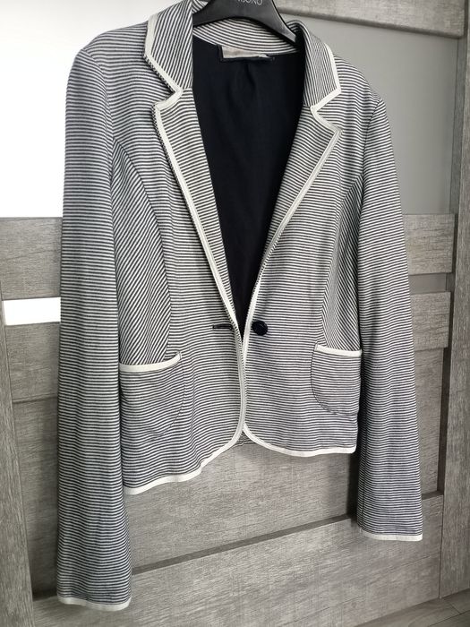 Zgrabny bawełniany żakiet marynarka scandi slow Boho