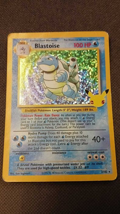 Karta Pokemon Blastoise