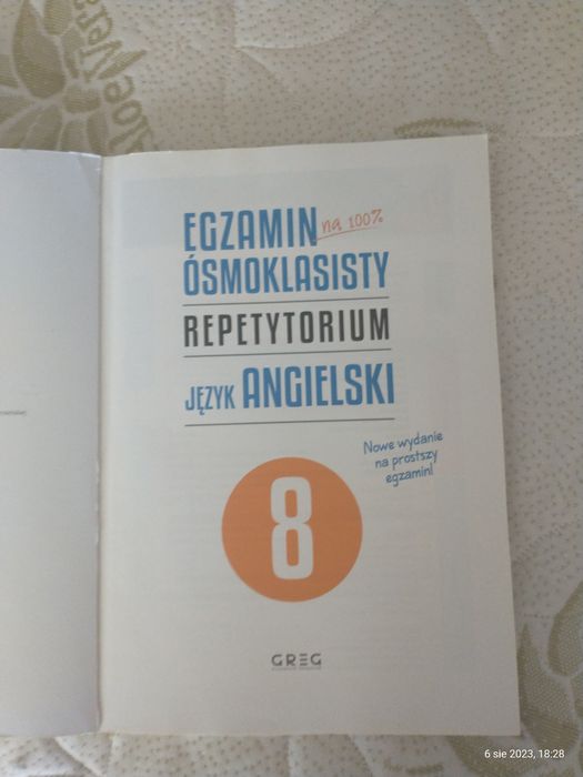 Język angielski. Repetytorium 8 klasa. Nowa
