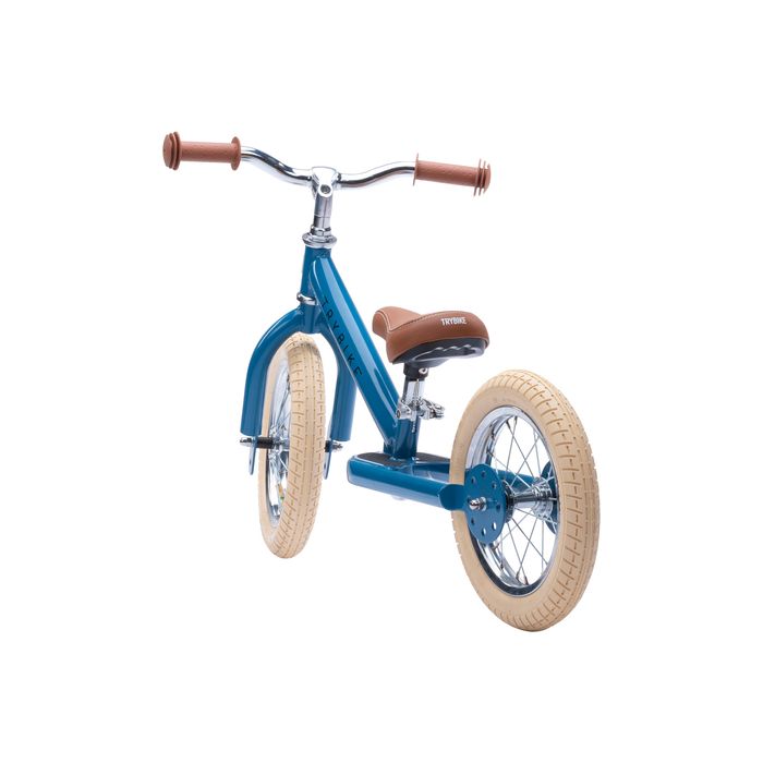 Pierwszy rower biegowy balansujący dziecięcy niebieski Trybike