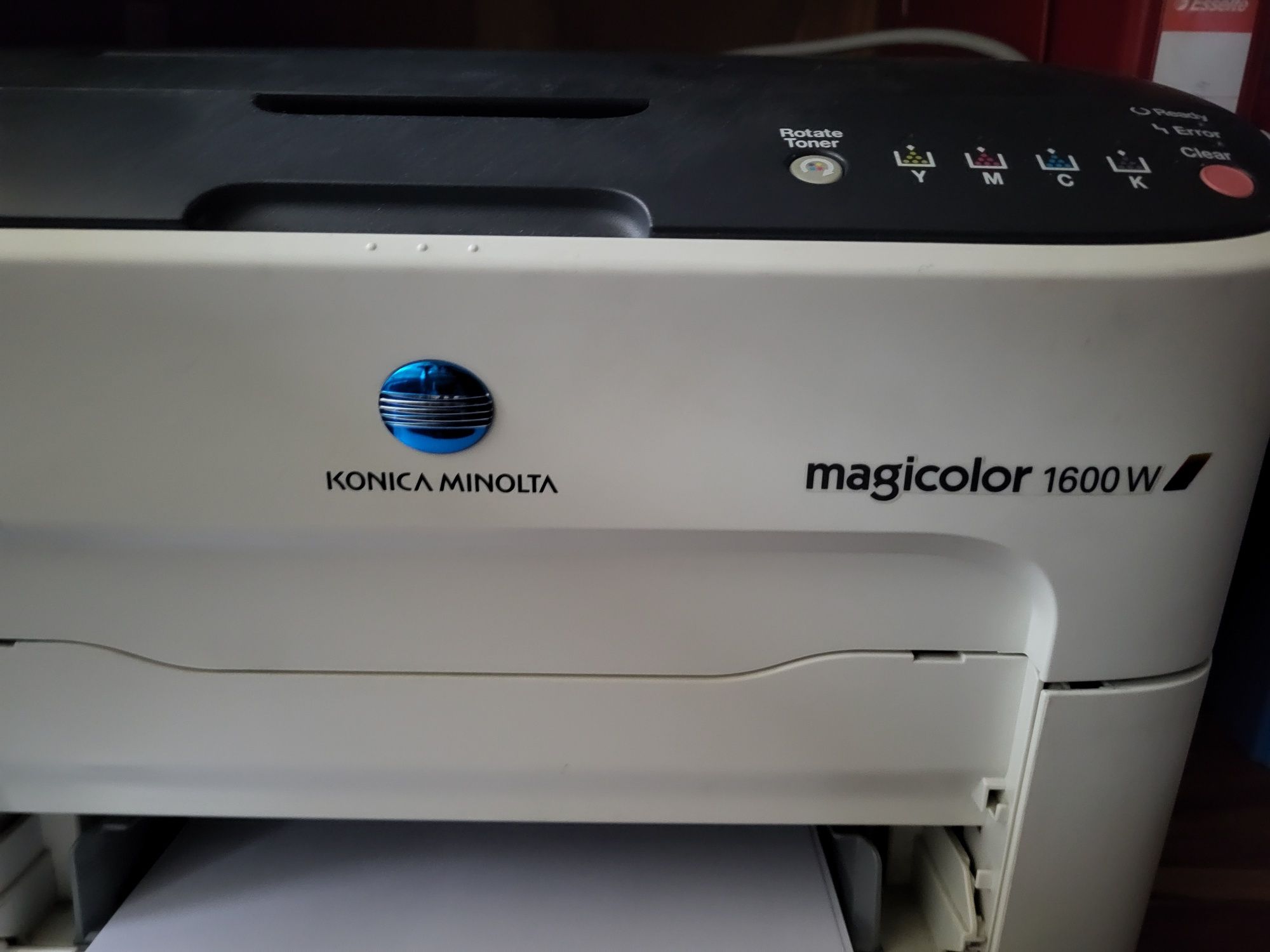 Drukarka konica Minolta magicolor 1600w kolorowa laserowa tusze