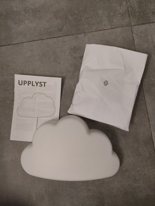 Lampka kinkiet dziecięcy chmurka Ikea upplyst led