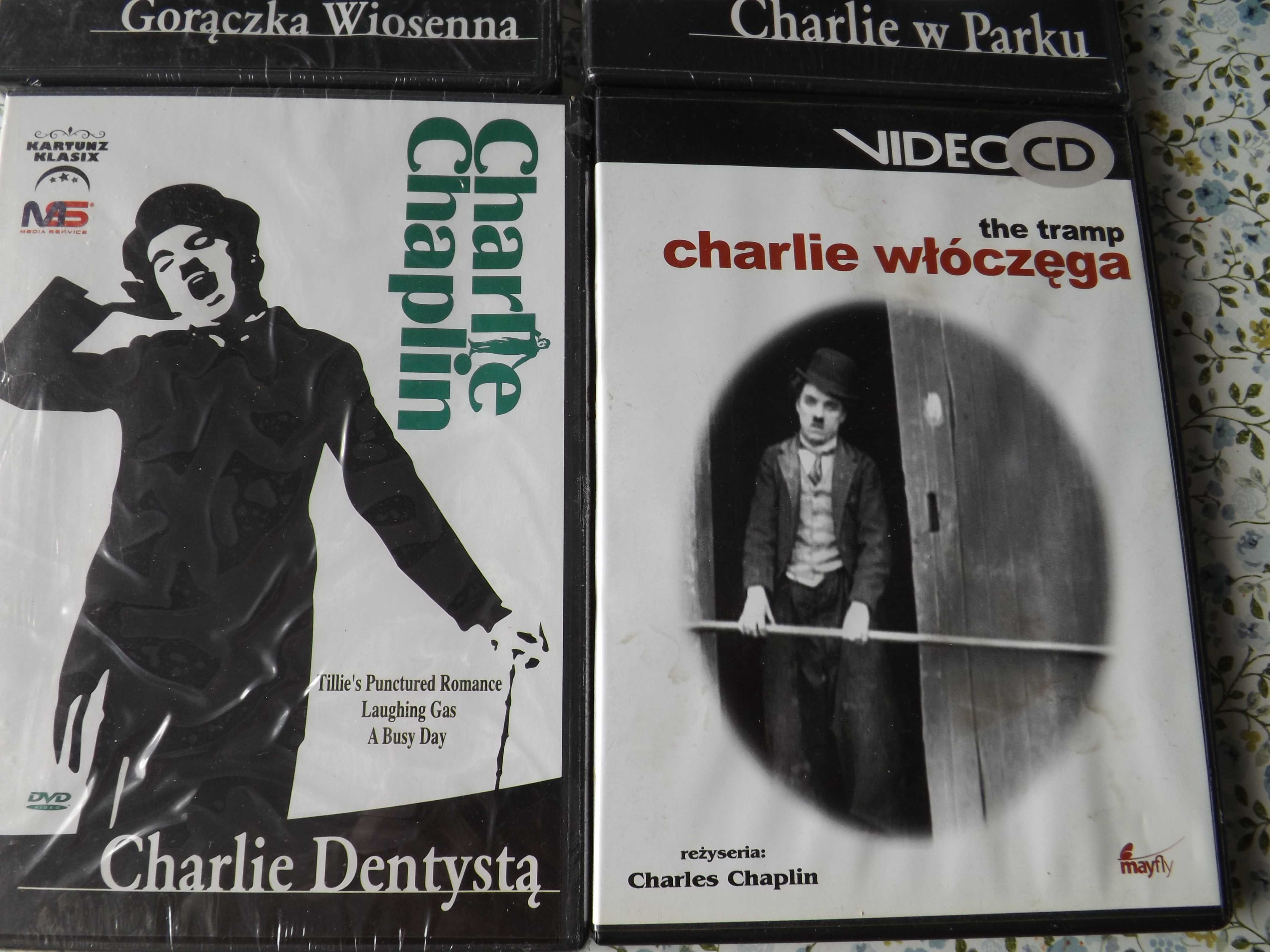 Charlie Chaplin nowe w parku włóczęga wiosna dentysta filmy