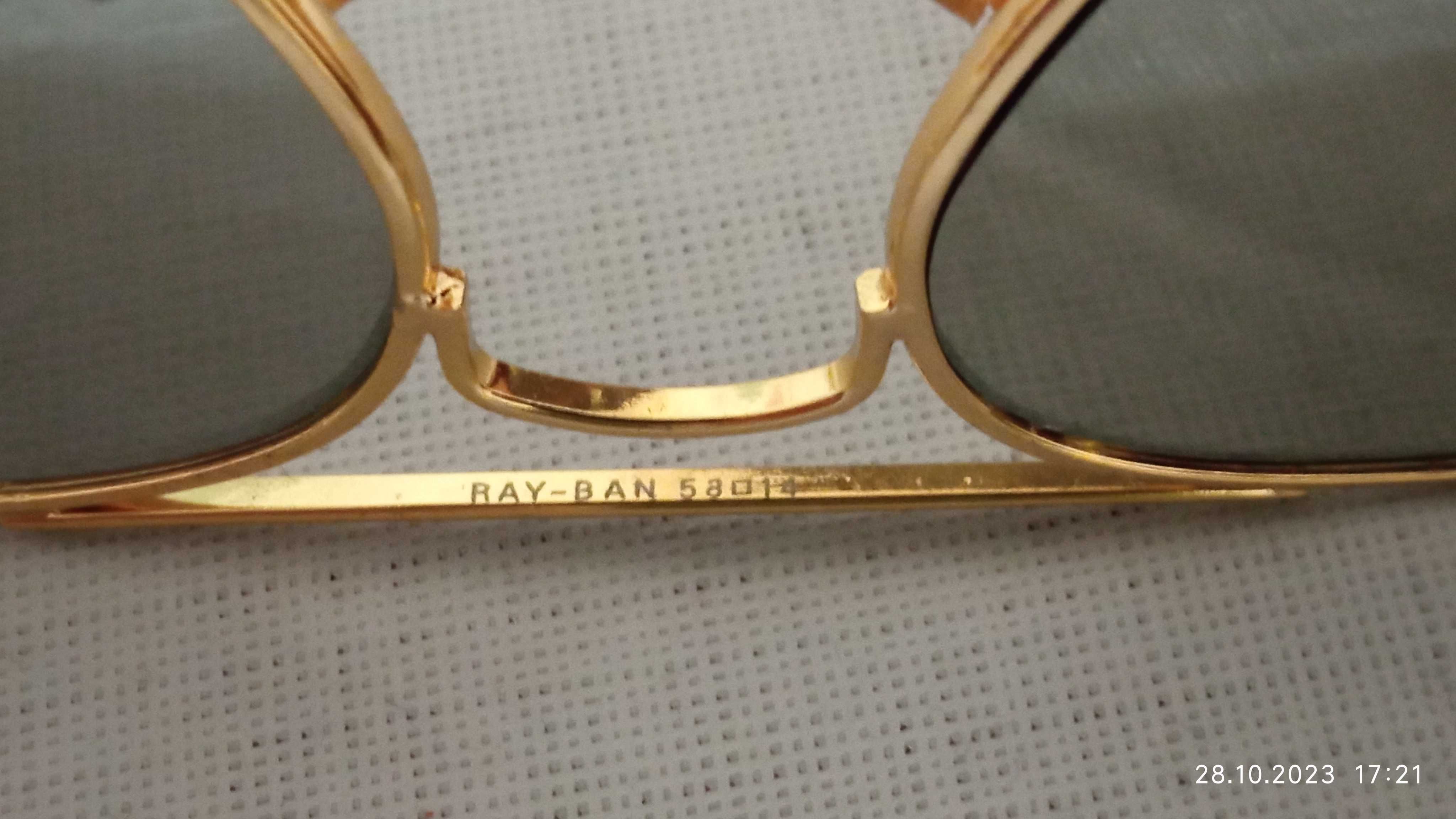 Сонцезахисні окуляри Ray-Ban Aviator RB: 3025 58-14-140