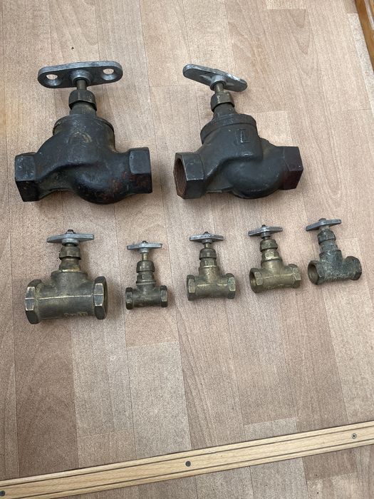 Кран вентиль чугунный,латунный Ру(16-40,16-32,16-20,10-15),новое,СССР
