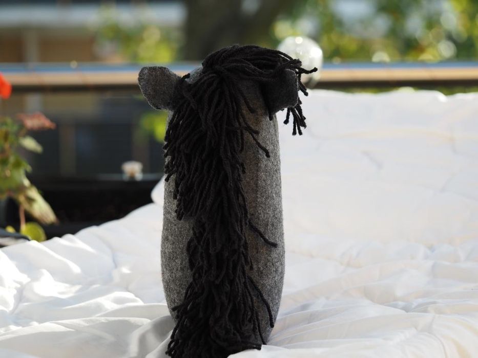 Hobby horse koń konik na kiju zabawka zawody dzieci handmade