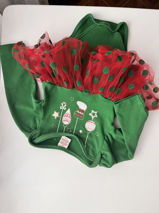 Новорічний бодік для дівчинки