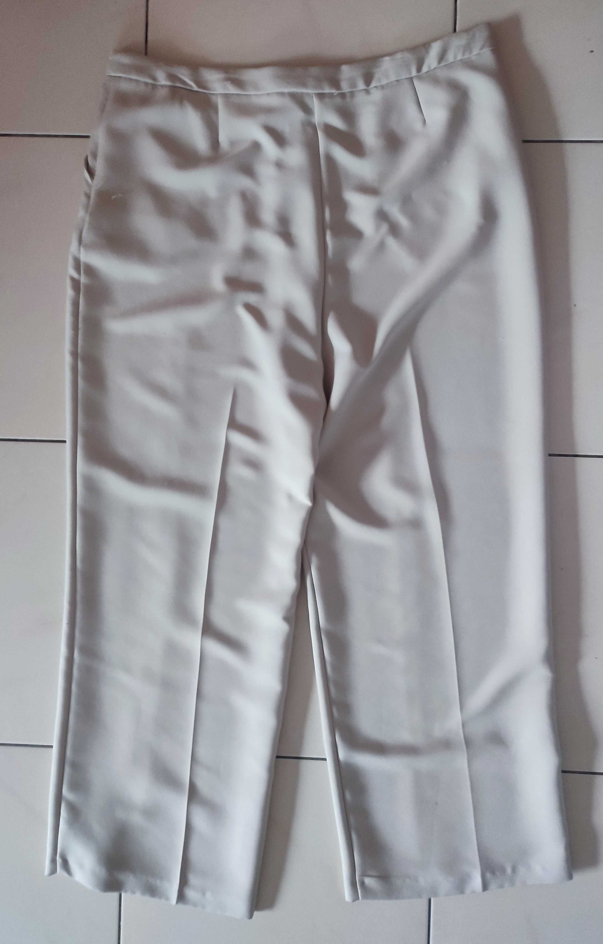 Primark kremowe spodnie 48/52, metka nowe