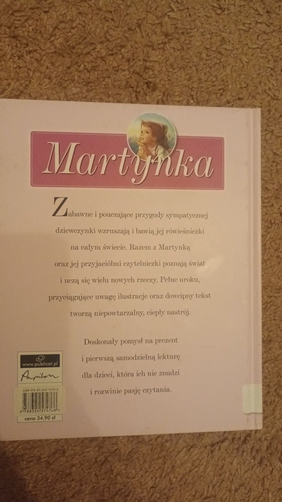 Martynka Wielka księga przygód Zbiór opowiadań Wanda Chotomska