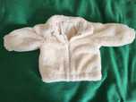 Kurteczka na chrzest /bolerko/futerko r.80 H&M