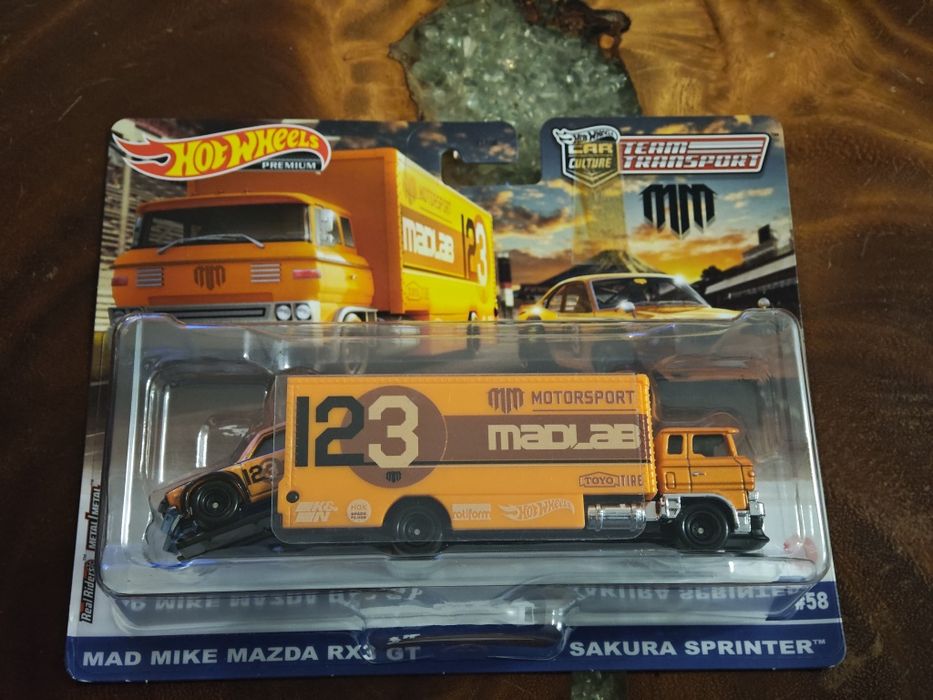 Mad Mike Mazda RX3 GT Sakura Sprinter Hot Wheels Premium Car Culture