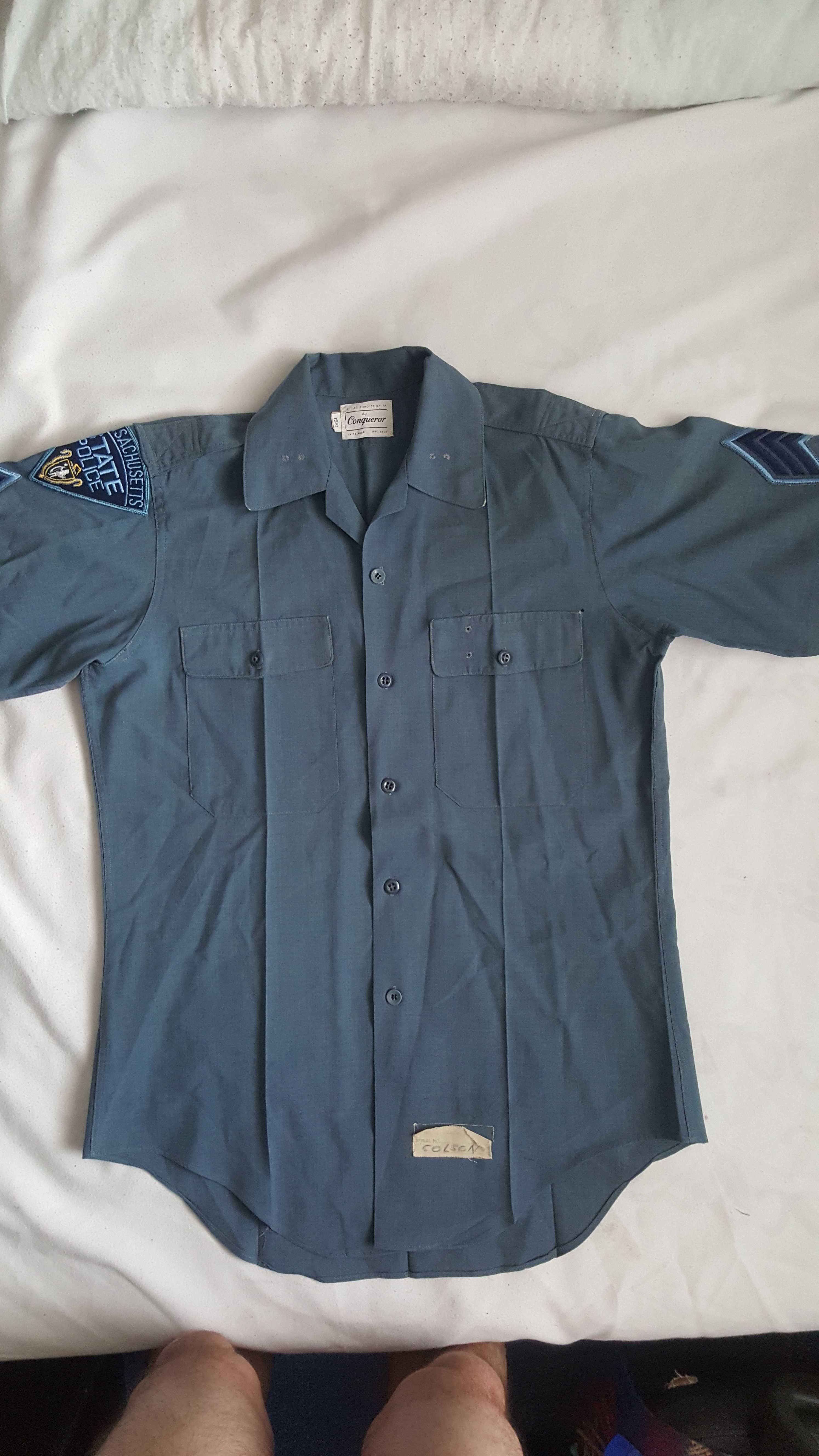 koszula policyjna Massachusetts Police USA