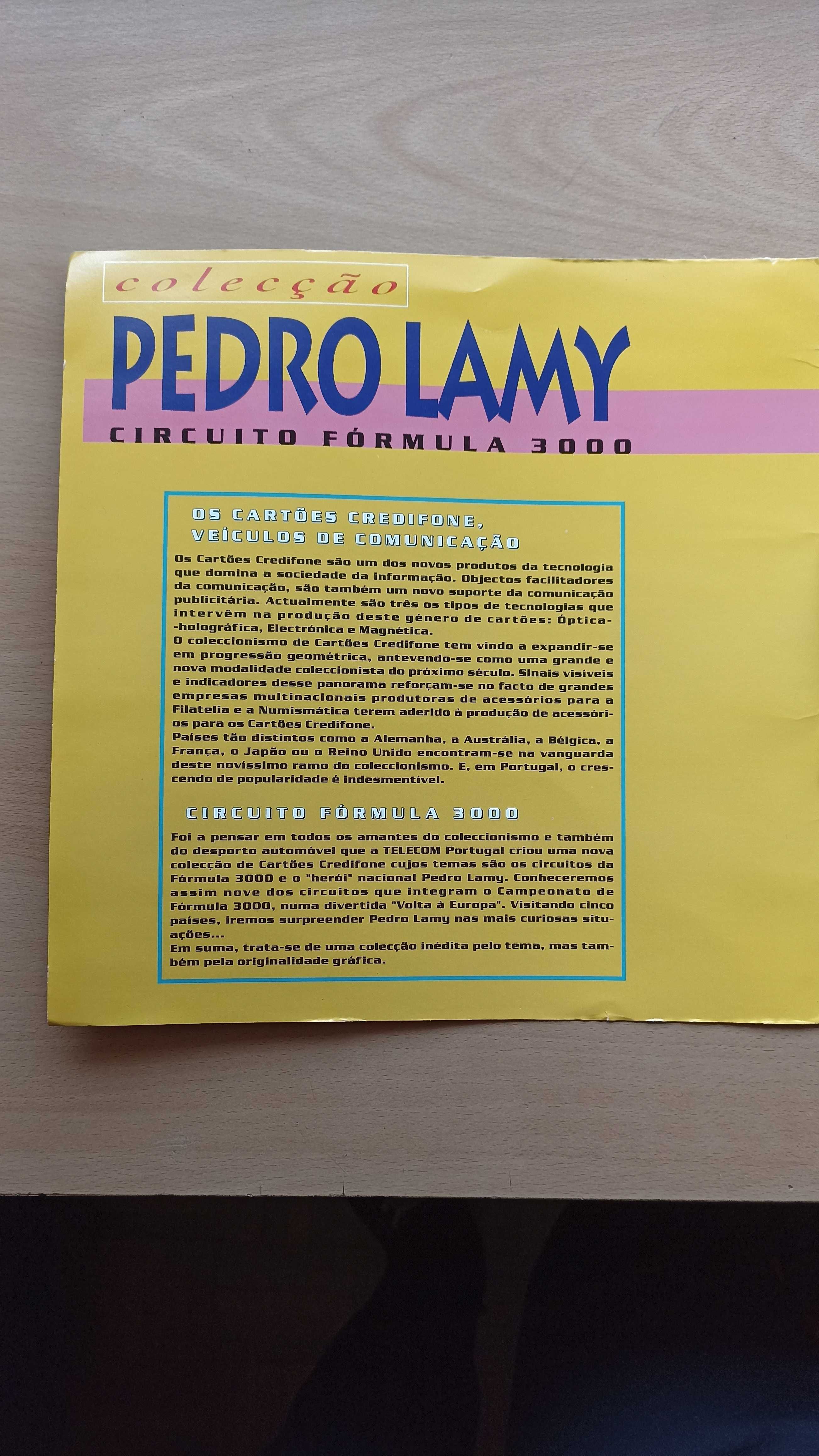 Coleção de Cartões Credifone Pedro Lamy - Circuito Fórmula 3000