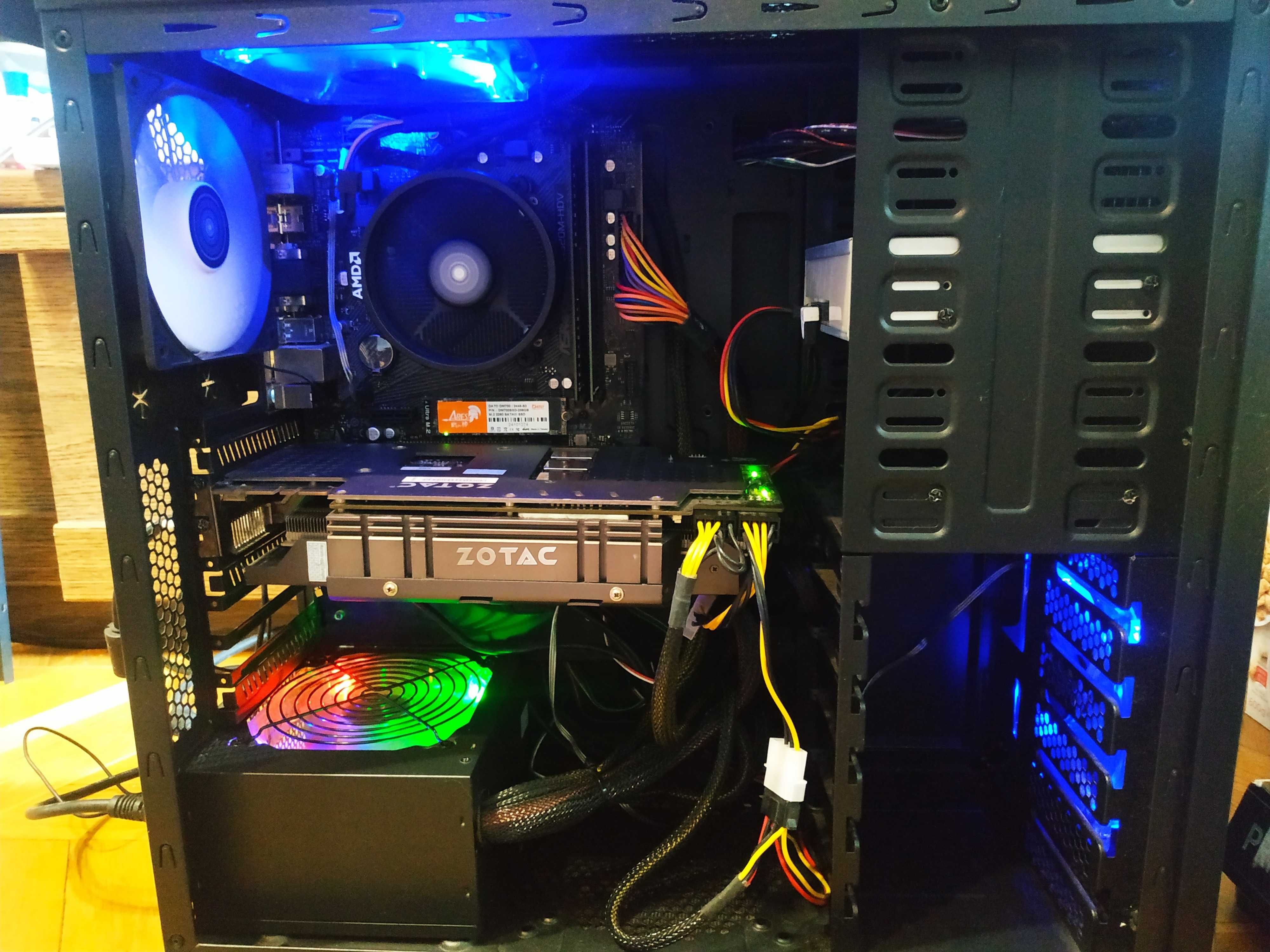 Продам вживаний ігровий ПК Ryzen 3 3100 Gaming PC Системний блок б/у