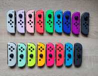 Jeden joy-con firmy Nintendo do konsoli Nintendo Switch.