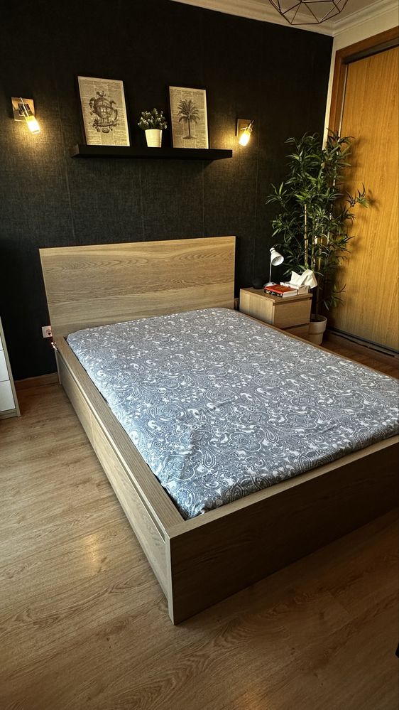 Cama + Colchão 1.60mx2m