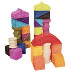 Klocki edukacyjne do nauki literek B.TOYS klocki sensoryczne