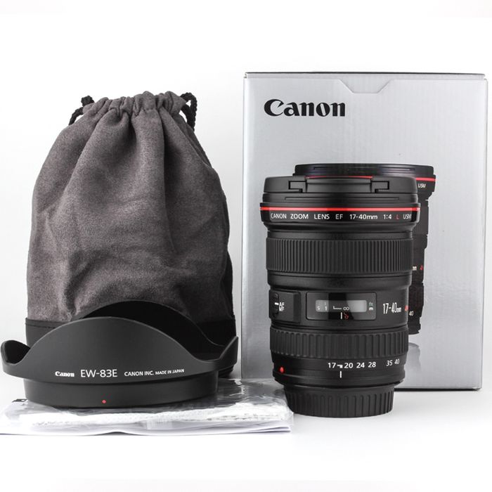 Об'єктив Canon EF 17-40mm f/4L USM UV фільтр новий заводський комплект