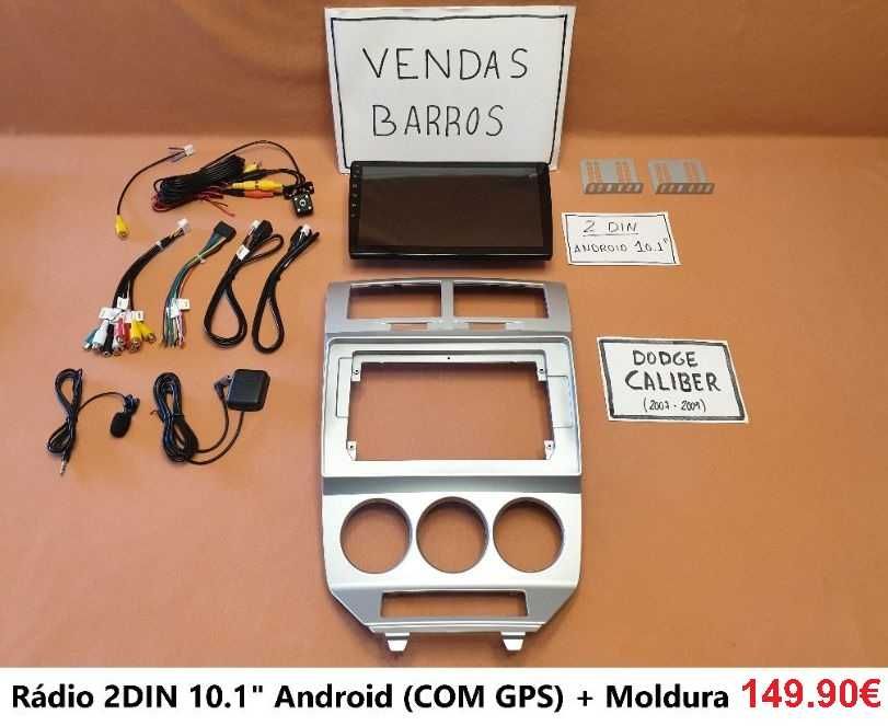(NOVO) Rádio 2DIN DODGE • Caliber • Journey • Ram • Android GPS
