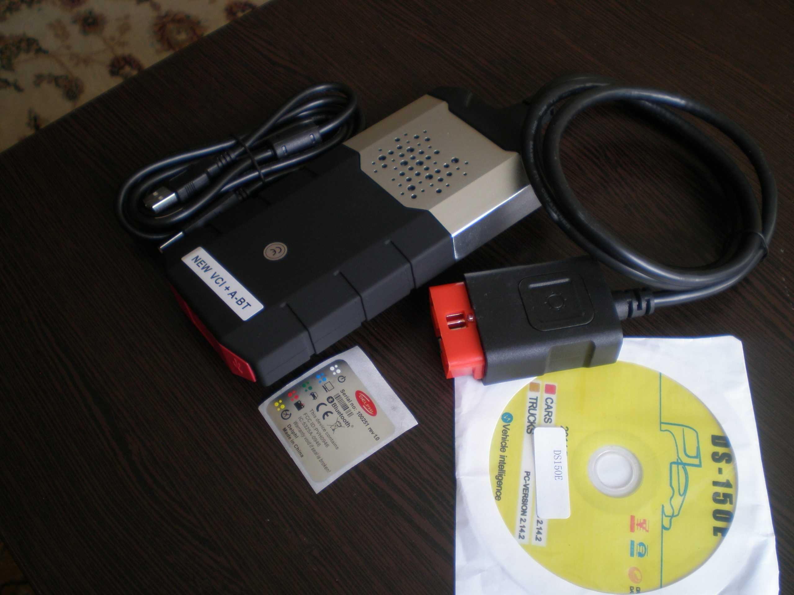 Автосканер мультимарочный  delphi ds150e 2020.23
