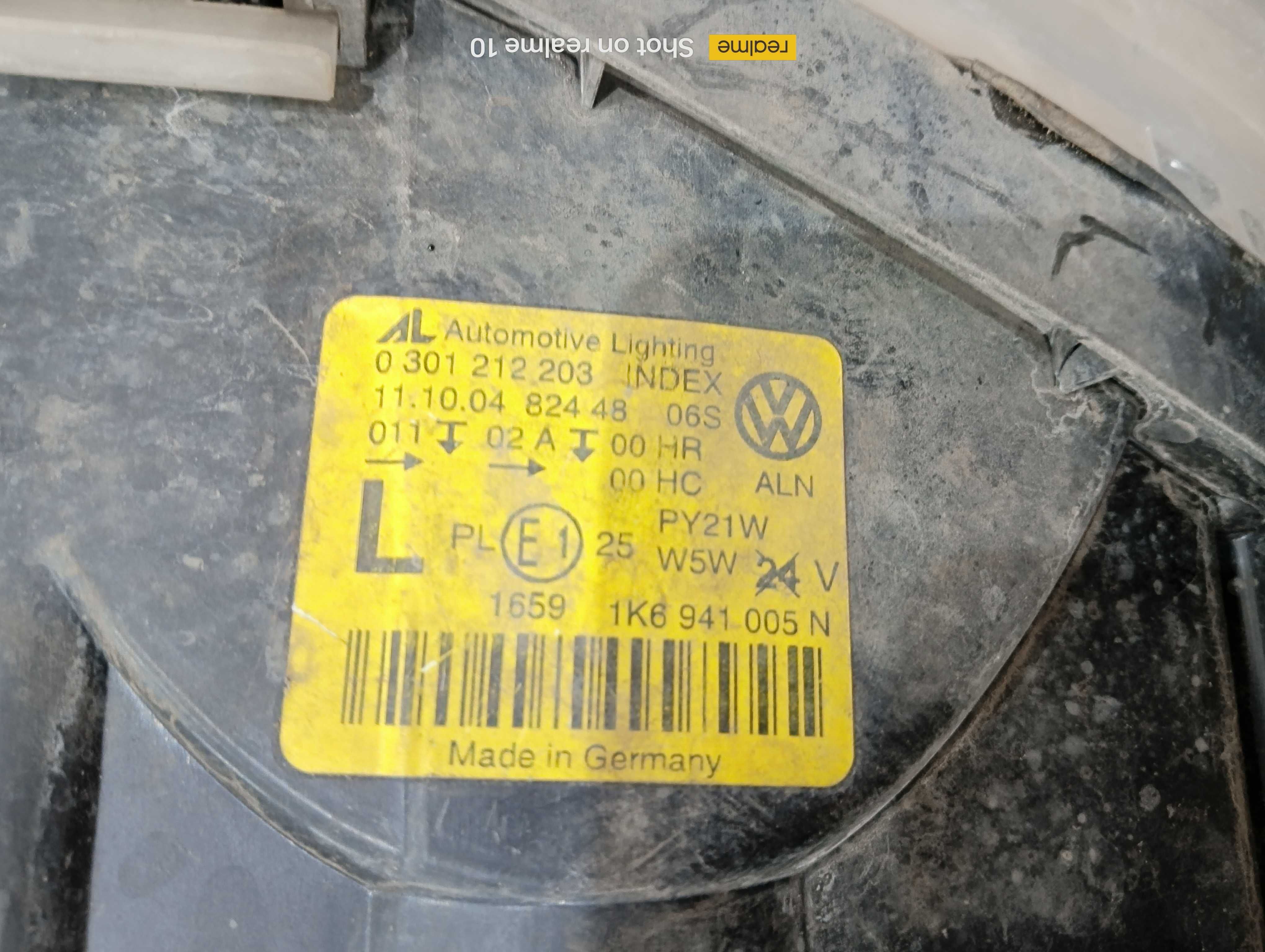 Lampa lewa przednia VW Golf V