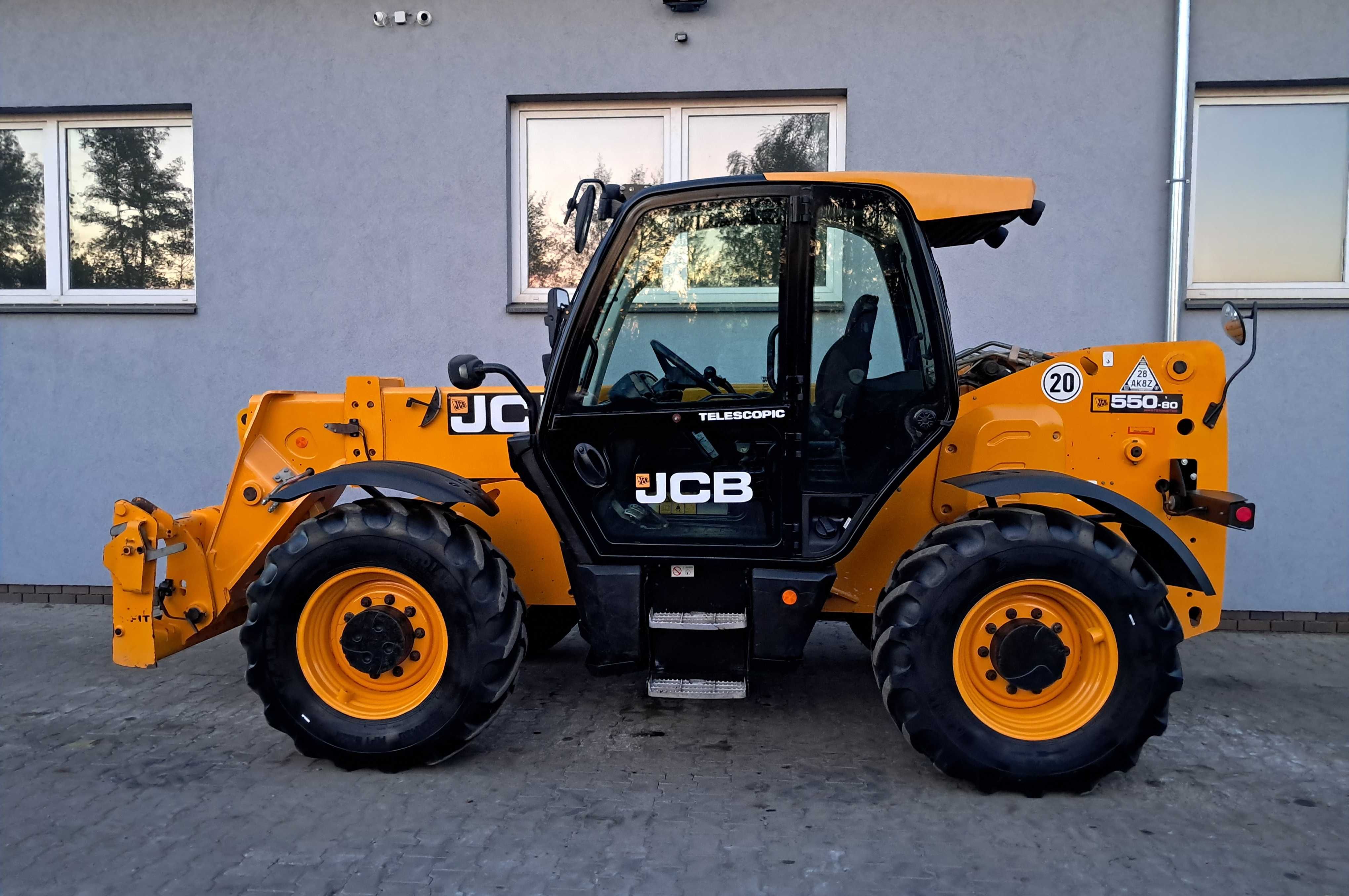 JCB 550-80WM KLIMA Ostatnie Wydanie BEZ DPF i AdBlue Ładowarka 5T 8m