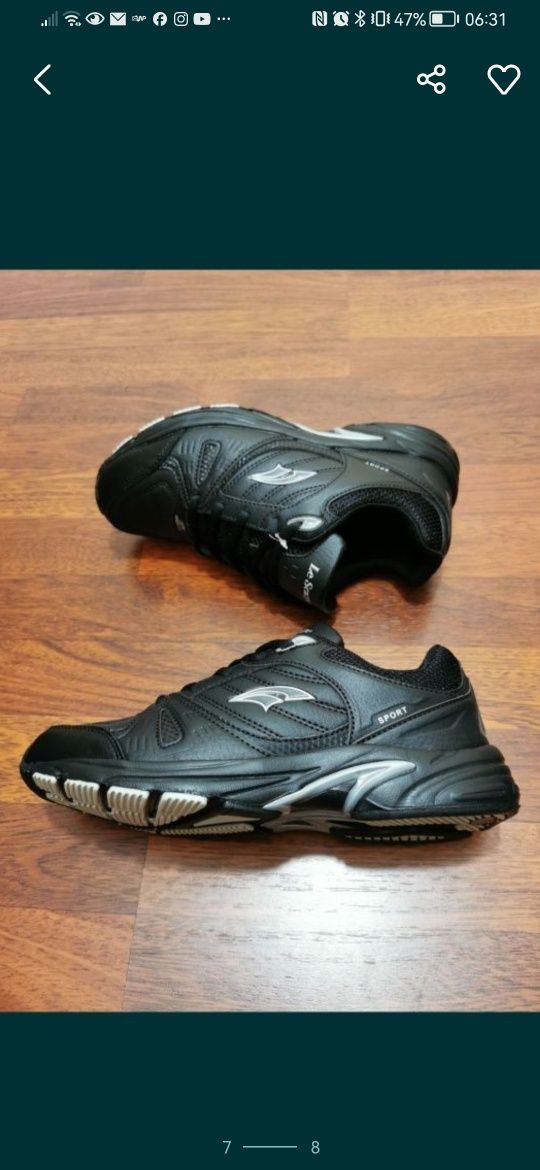 Sportowe Buty Męskie Do Biegania Na Codzień Lekkie Wygodne Czarne