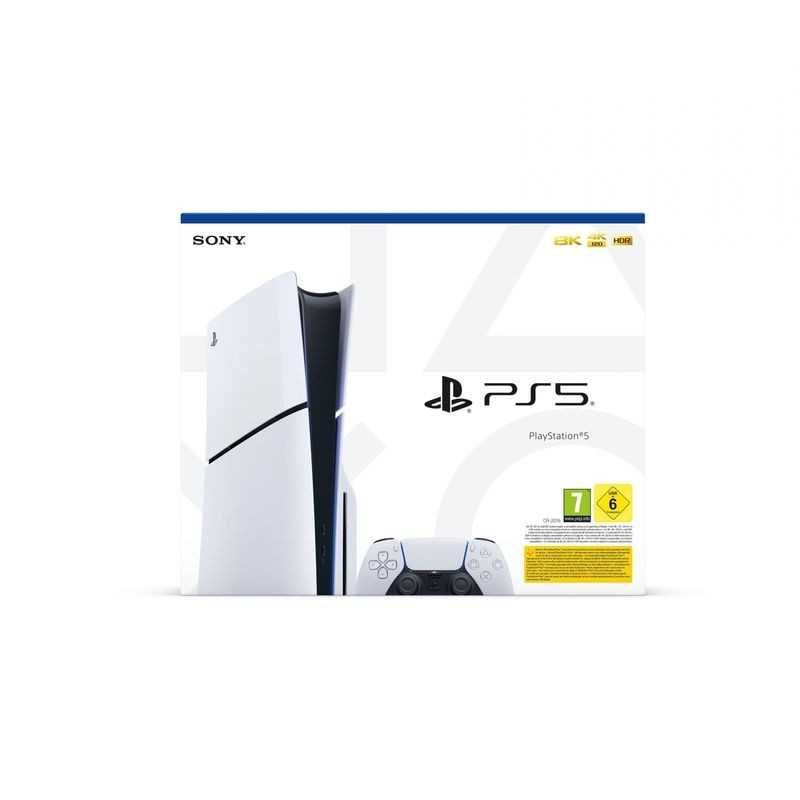 Playstation 5 Slim (PS5) 1 TB Standard Branco NOVAS E SELADAS!