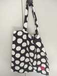 Japońska eko torba na zakupy tote bag w groszki