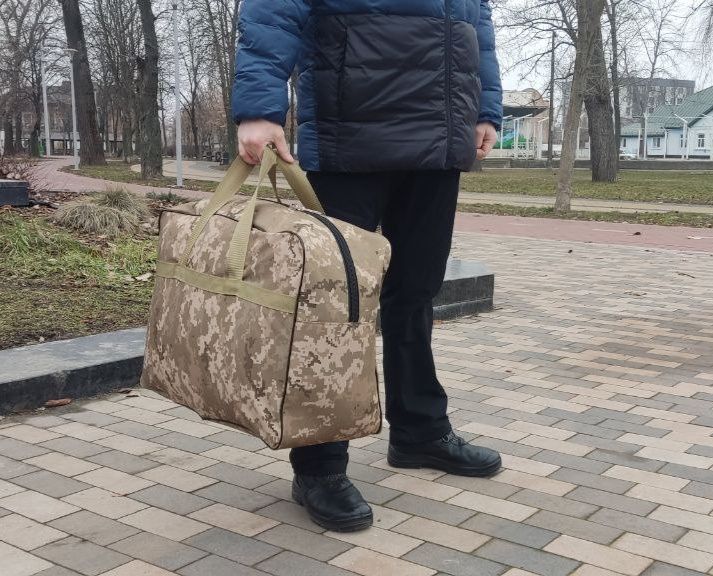 Сумка баул военная камуфляж 50 л, 100л
