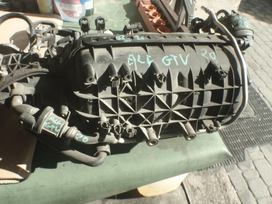 kolektor ssący przepustnica wtryskiwacz alfa romeo 147 156 gtv spaider 2.0 benzyna JAK NOWY NIE WYPALONY 89 TYS KM