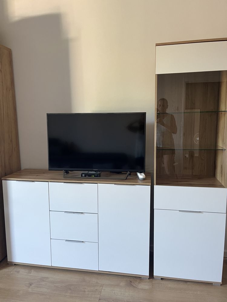 Komoda i witryna Black Red White Zele