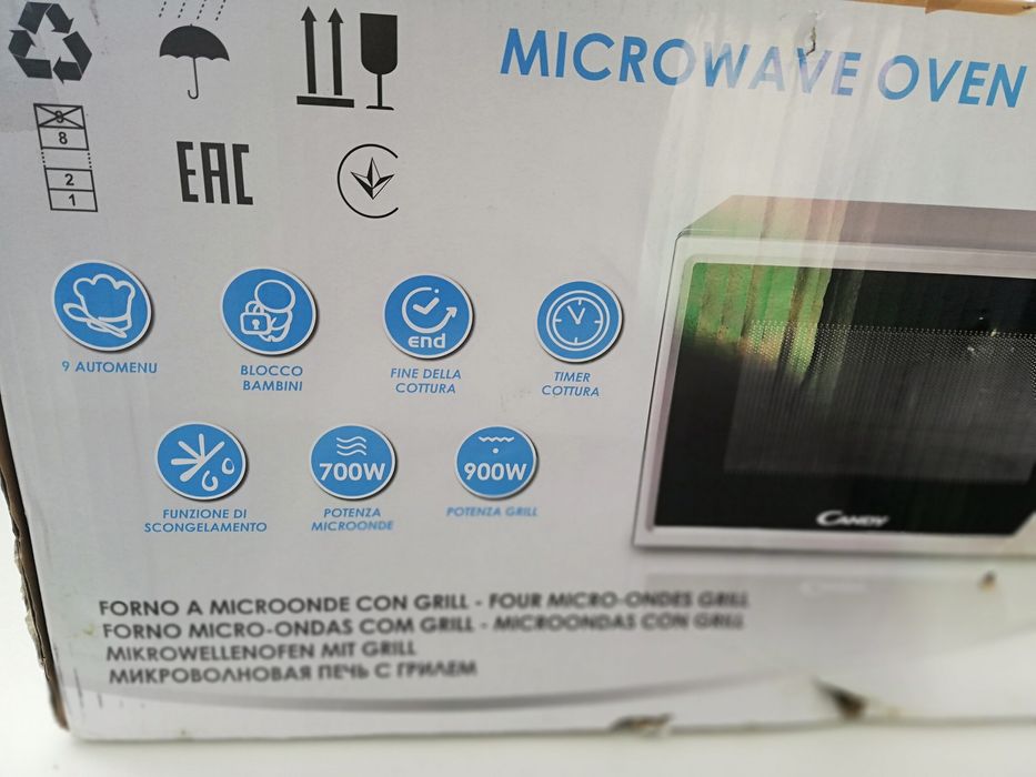 CANDY CMG2071DS Kuchenka mikrofalowa z grillem 20L 700 W/Gril: 900 W