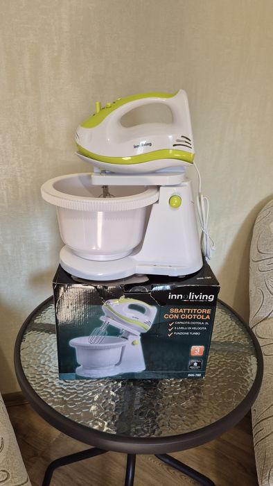 Стаціонарний Міксер з Чашею InnoLiving INN-780 | 5 швидкостей + Турбо