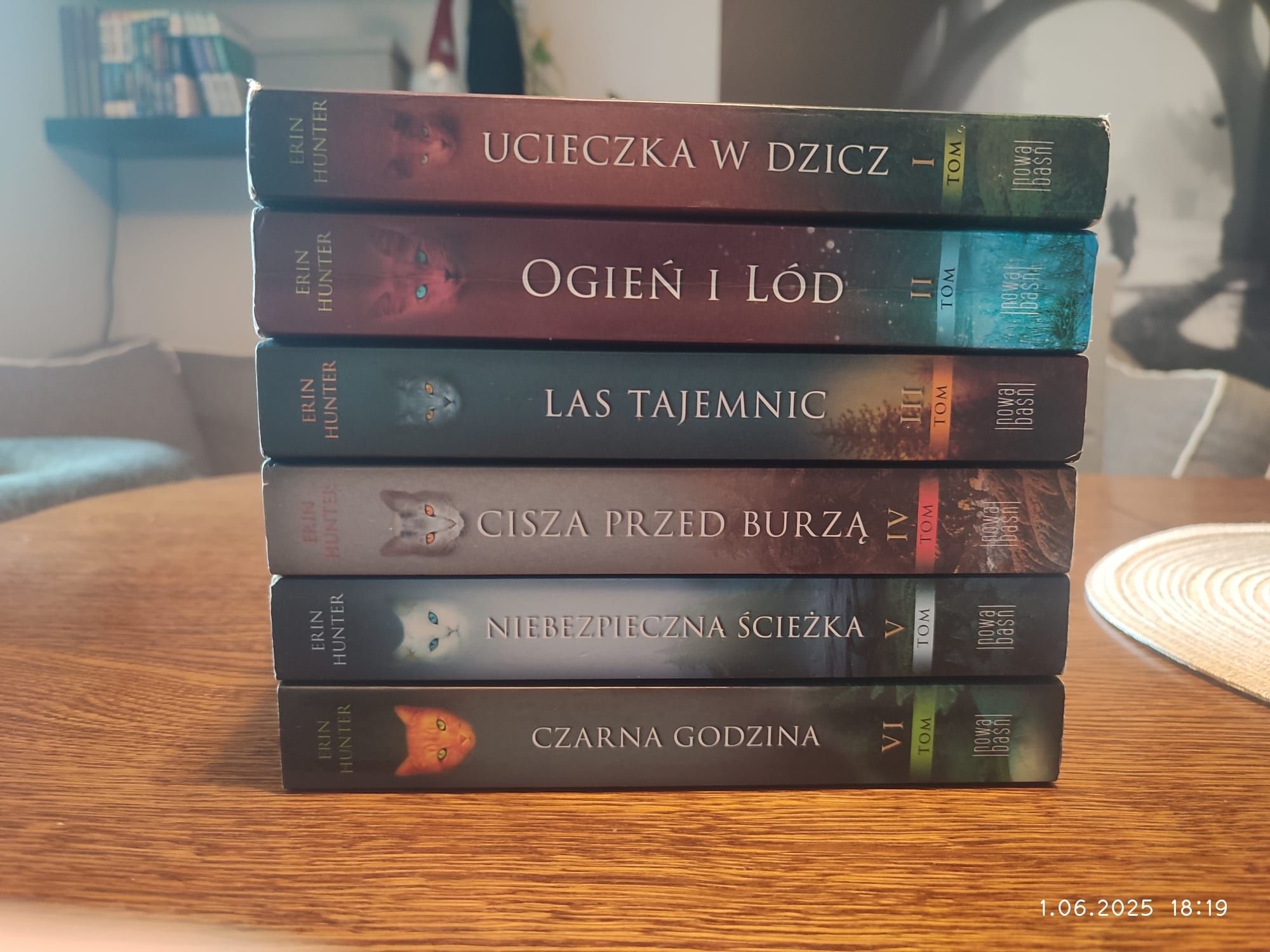 Erin Hunter Wojownicy seria 1 komplet