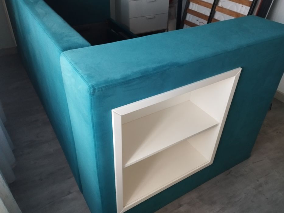 Cama de solteiro com gaveta de nido para outro colchão