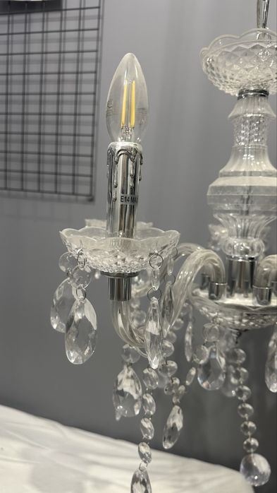 Lampa sufitowa „kryształowa”