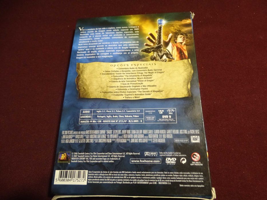 DVD-Eragon-Edição especial 2 discos