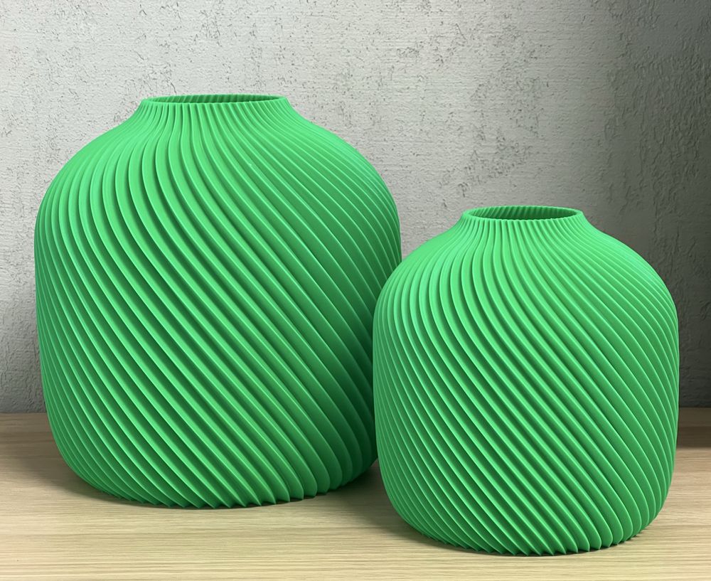 Zestaw 2x WAZON • Spiralny • ZIELONY