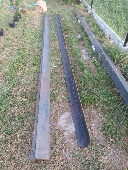 kątowniki  stalowe 3 sztuki 150/100/7 mm    500 cm długość