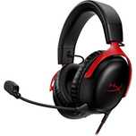 Słuchawki HYPERX Cloud III Wired Nauszne, Czarno-czerwone