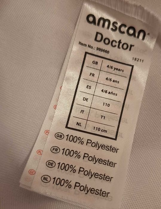 Strój Kostium Przebranie lekarza lekarz chirurg doktor 110