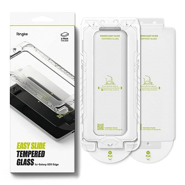 Szkło Hartowane Ringke Easy Slide 2-Pack Galaxy S25 Edge Clear