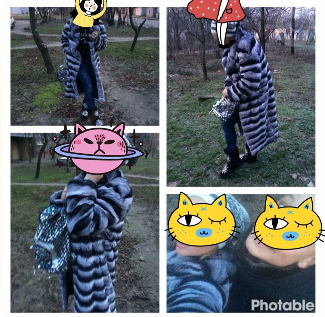 Шуба кролик- рекс