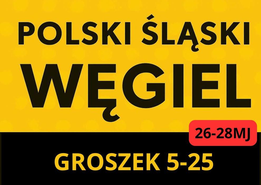 POLSKI WĘGIEL : GROSZEK 5-25, 26-28MJ - Transport Gratis !