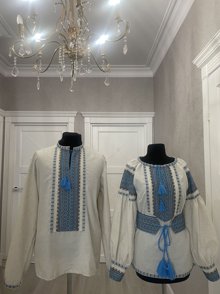 вишиванки парні, льон ціна за комплект 3450 грн.