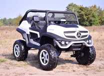 Auto samochód na akumulator MERCEDES UNIMOG dwuosobowy 4x4 BUGGY JEEP