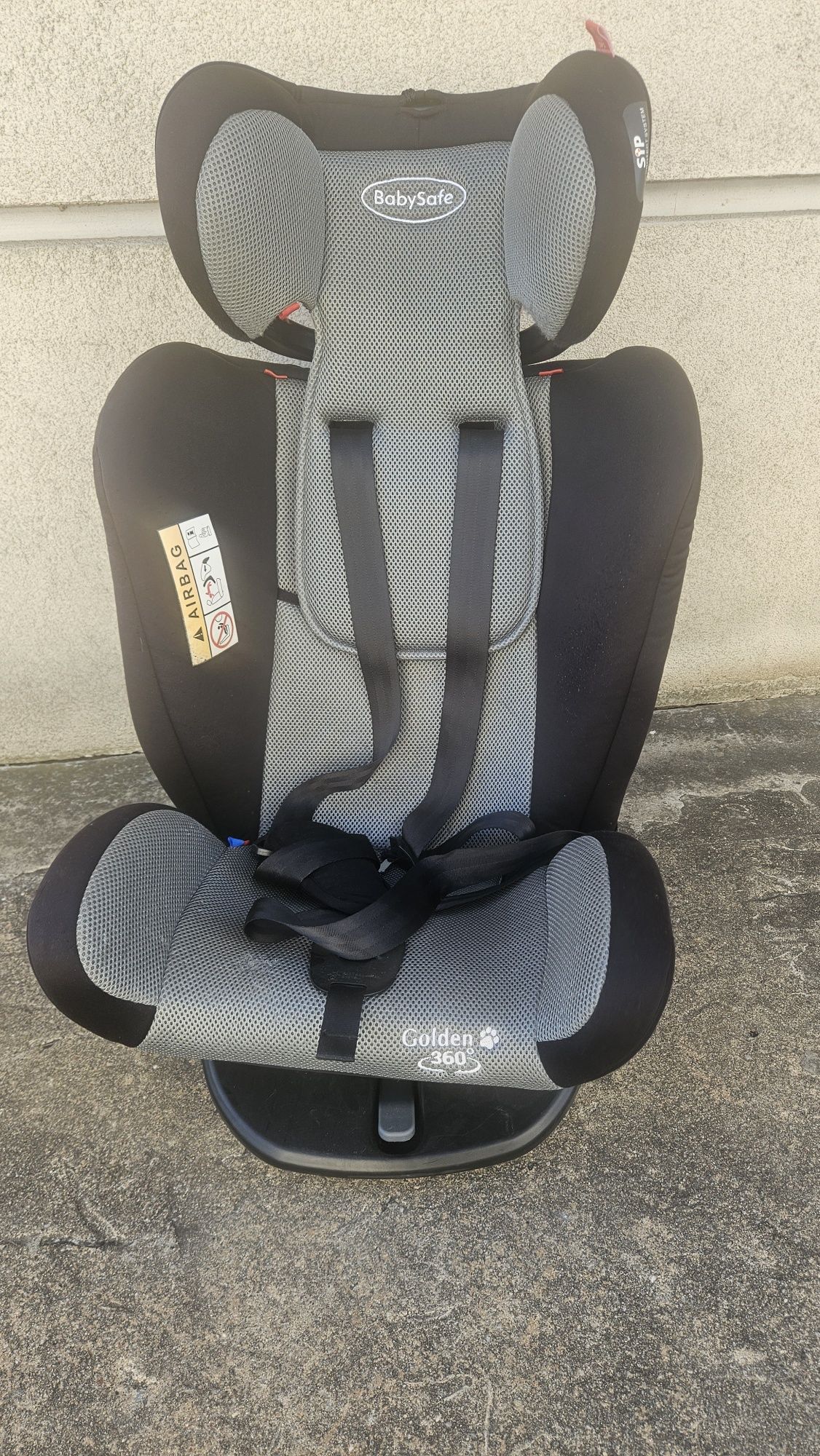Fotelik Babysafe golden obrotowy