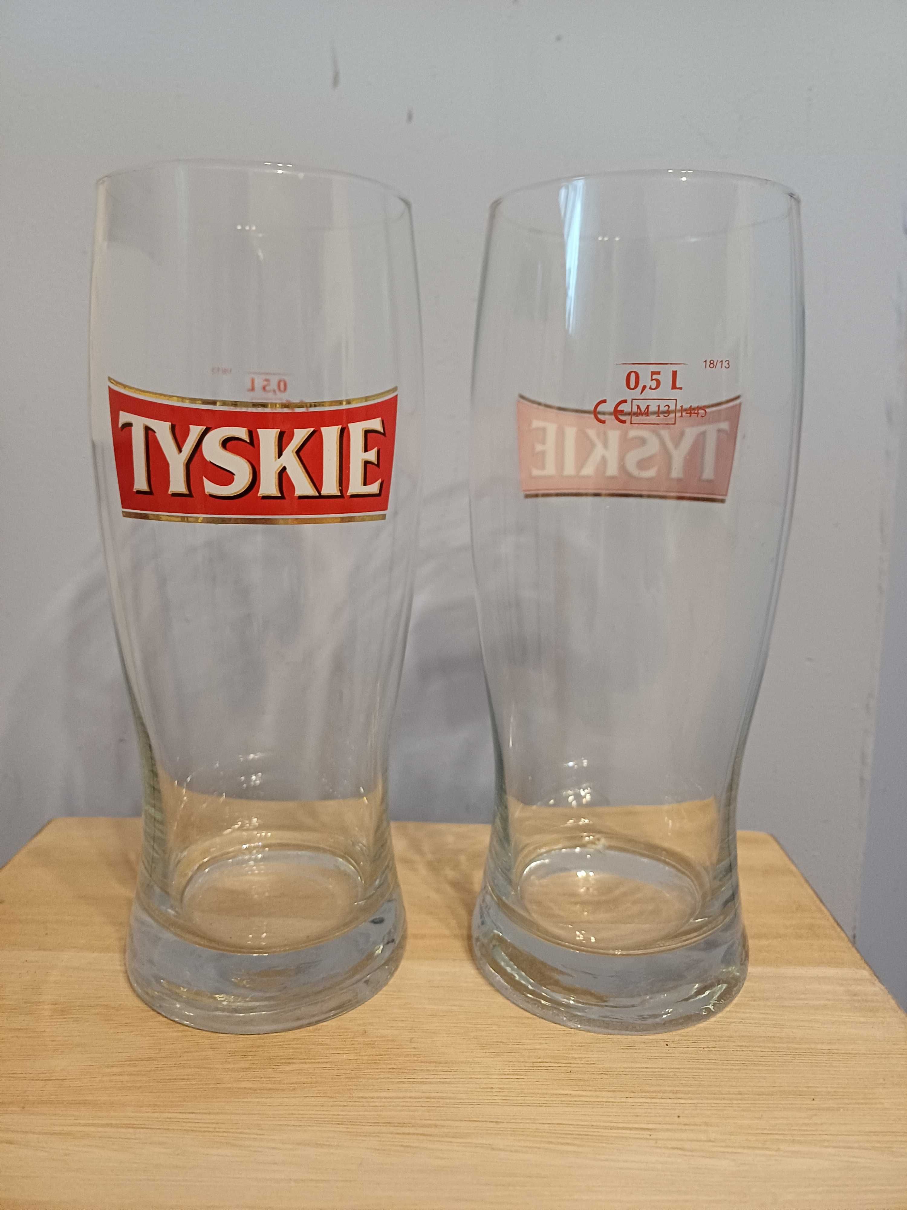 Pokal szklanka szkło do piwa Tyskie