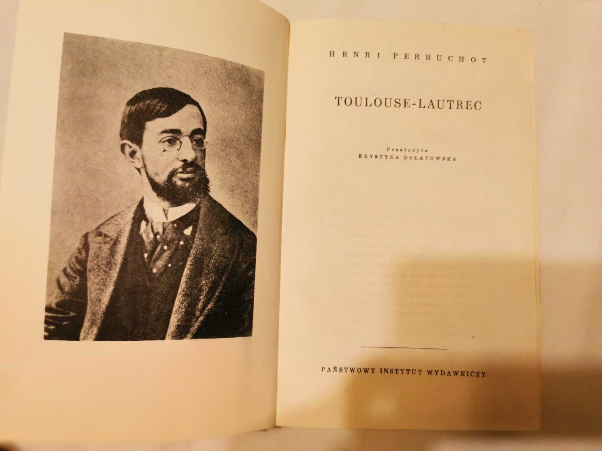 Toulouse Lautrec biografia Henri Perruchot
